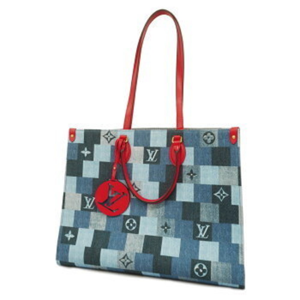 Louis Vuitton Monogram Denim On The Go GM Shoulder Bag